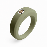 Bague olive personnalisable