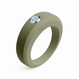 Bague olive personnalisable
