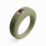 Bague olive personnalisable