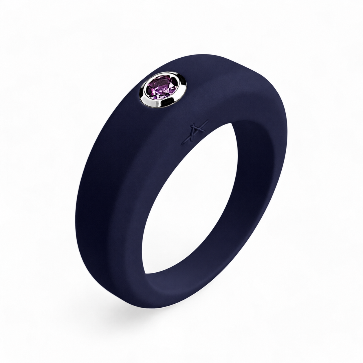 Bague Personnalisable - Bleu Nuit