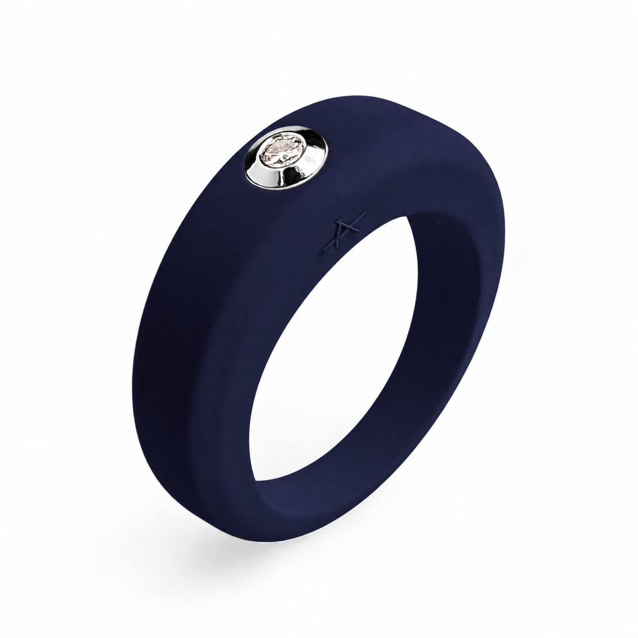 Bague Personnalisable - Bleu Nuit