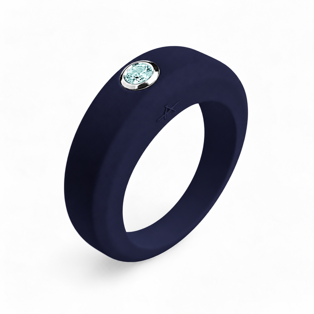 Bague Personnalisable - Bleu Nuit