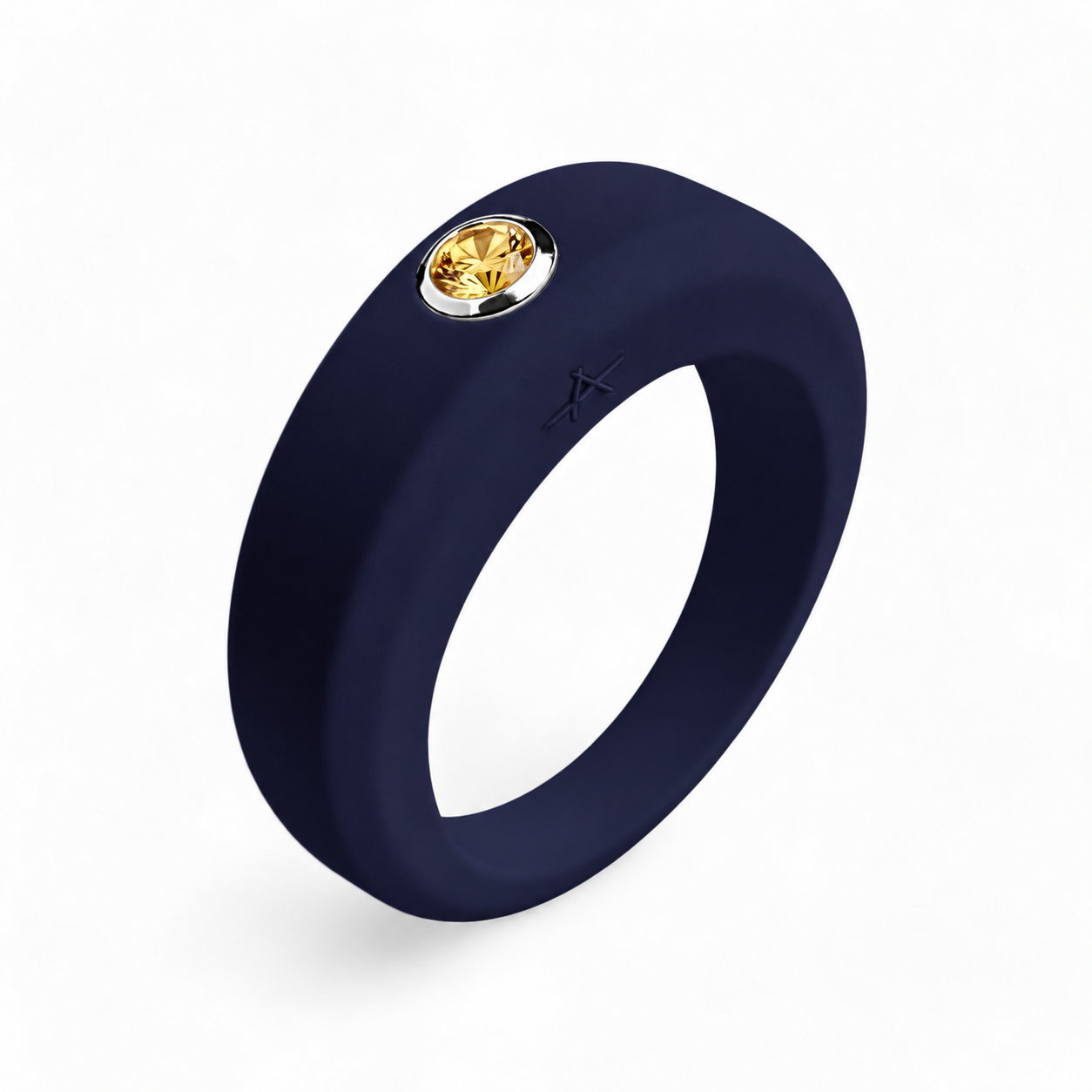 Bague Personnalisable - Bleu Nuit