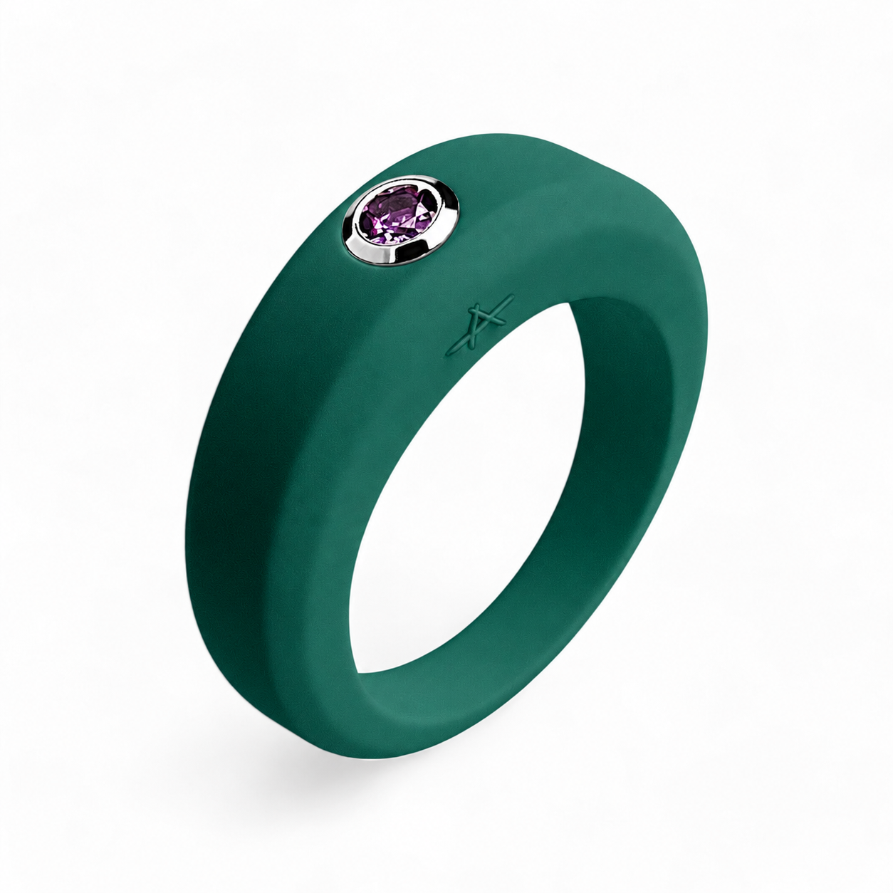 Silicone plum ring