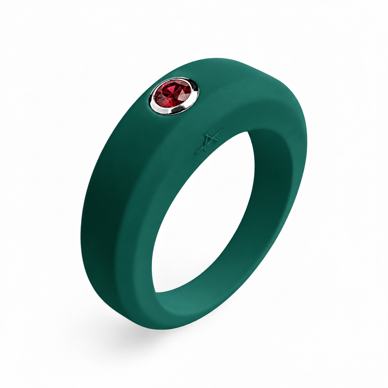 Silicone plum ring