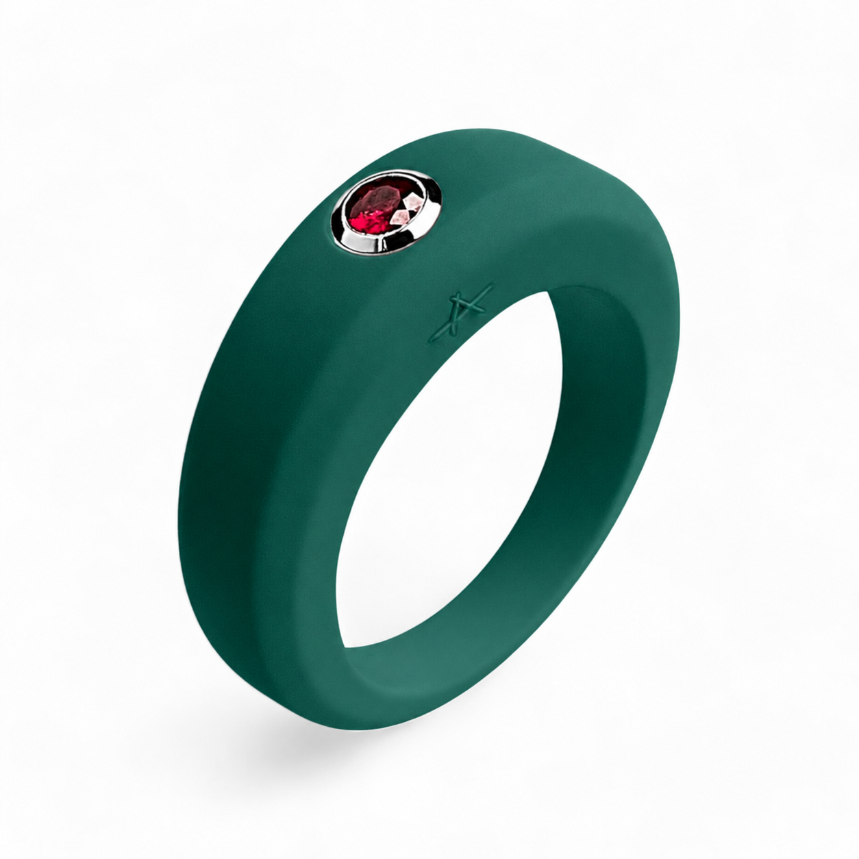 Silicone plum ring