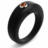 Bague noire personnalisable