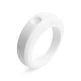 Bague blanche en silicone