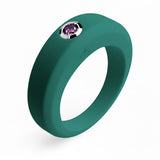 Bague british green personnalisable