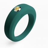 Bague british green personnalisable