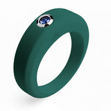 Bague british green personnalisable