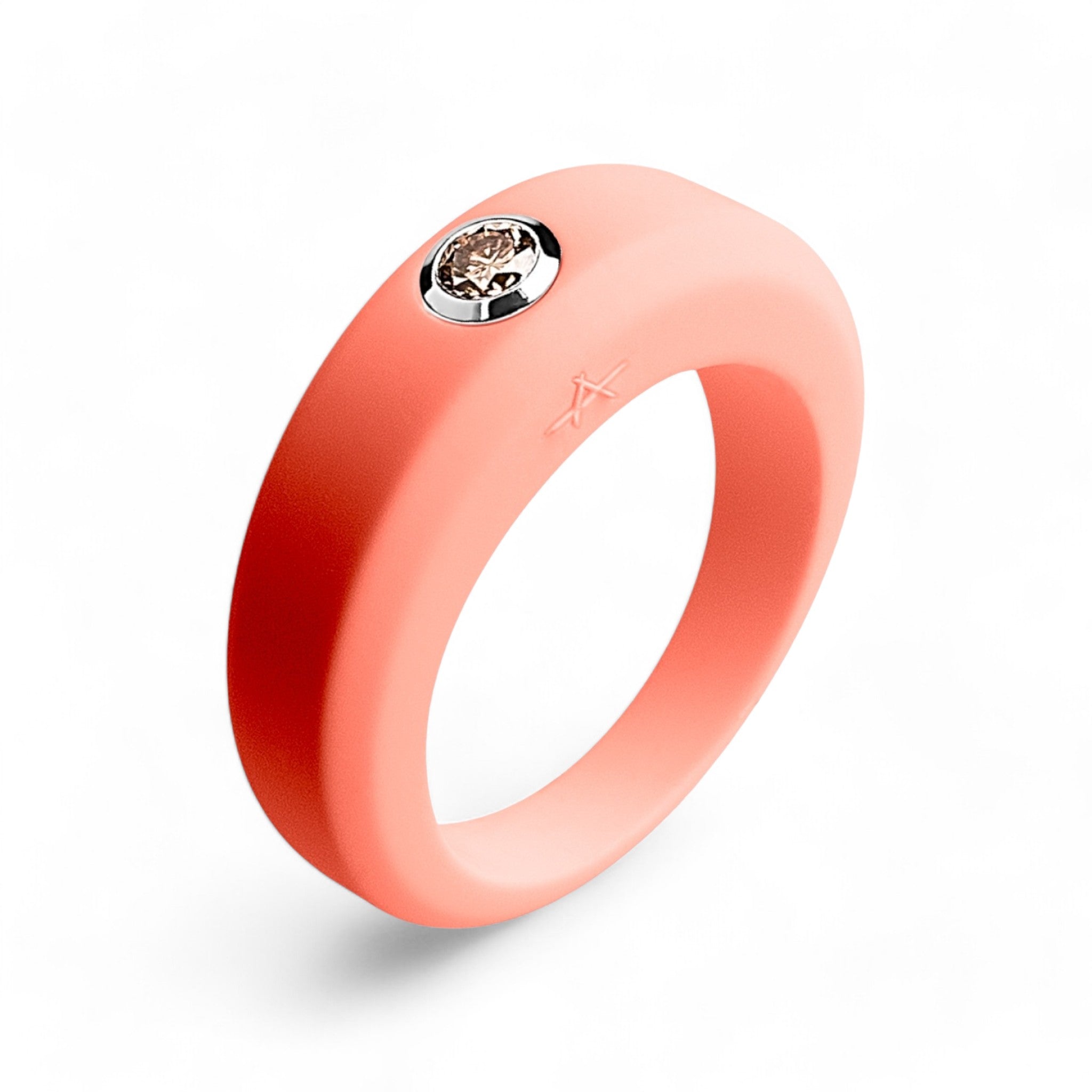 Bague corail en silicone