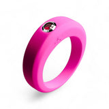Fuchsia silicone ring