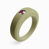 Bague olive personnalisable