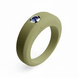 Bague olive personnalisable